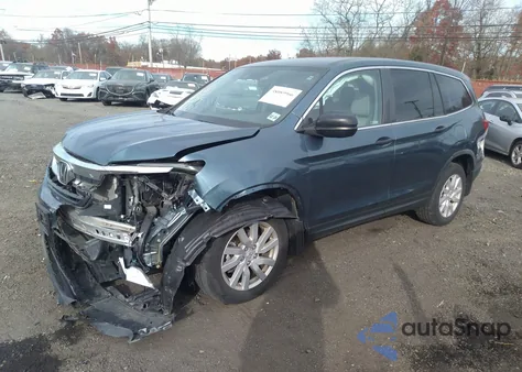 2019 Honda Pilot Lx z USA, uszkodzony, nr VIN 5FNYF6H14KB090906